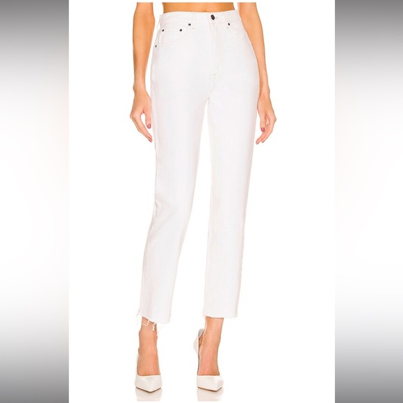 GRLFRND Denim - GRLFRND Cassidy Mid Rise Straight Jeans in Mulholland, 24